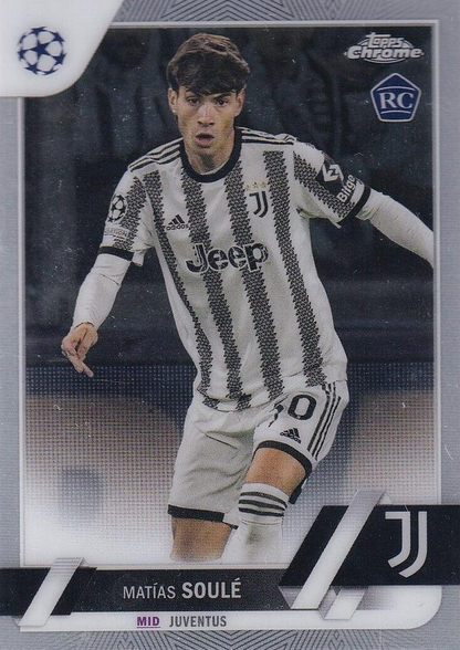 2022 Topps Chrome UCC Matías Soulé RC #147 Juventus