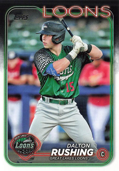 2024 Topps Pro Debut Dalton Rushing #PD-176 Great Lakes Loons