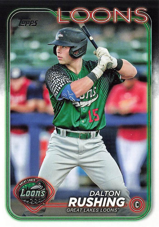 2024 Topps Pro Debut Dalton Rushing #PD-176 Great Lakes Loons