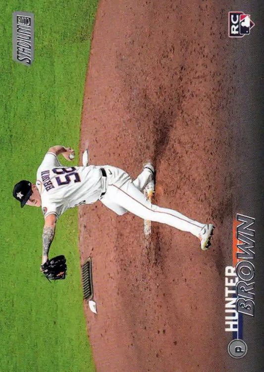 2023 Topps Stadium Club Hunter Brown RC Houston Astros #66