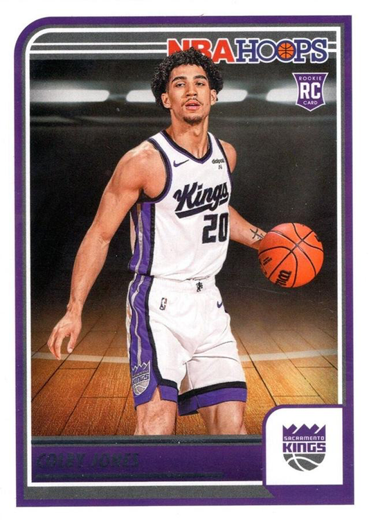 2023 Panini Hoops Colby Jones RC #270 Sacramento Kings