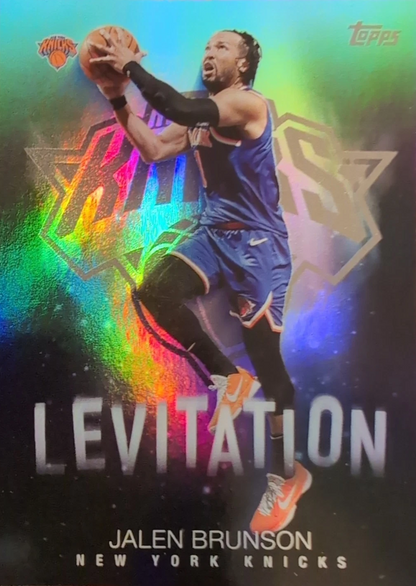 2025 Topps NBA Levitation Jalen Brunson SP L-9 New York Knicks