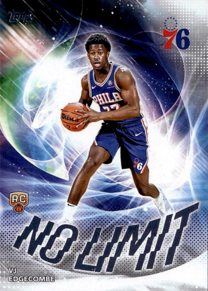 2025 Topps NBA No Limit VJ Edgecombe NL-3 Philadelphia 76ers