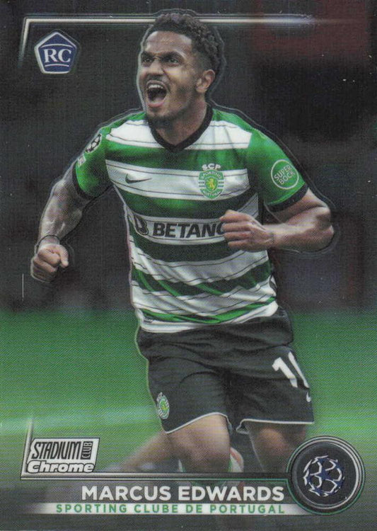 2022 Topps Stadium Club Chrome UCC RC Marcus Edwards #40 Sporting Clube de Portugal