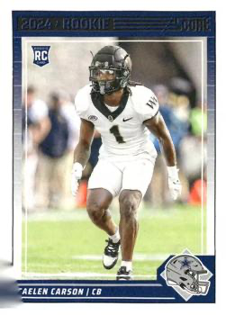 2024 Panini Score Football Caelen Carson Dallas Cowboys #368 RC