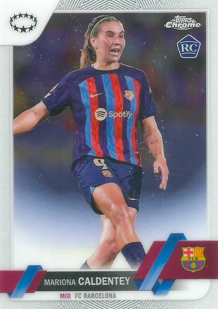2022 Topps Chrome UCC Women's Mariona Caldentey RC #52 FC Barcelona Femeni