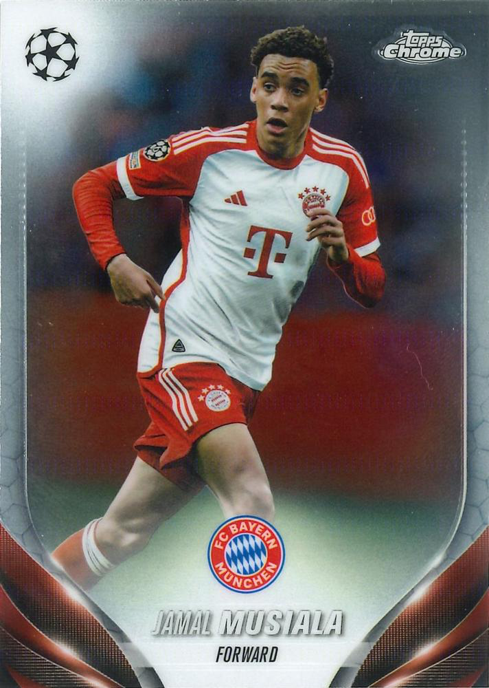 2023 Topps Chrome UEFA Club Competitions Jamal Musiala #160 FC Bayern Munchen