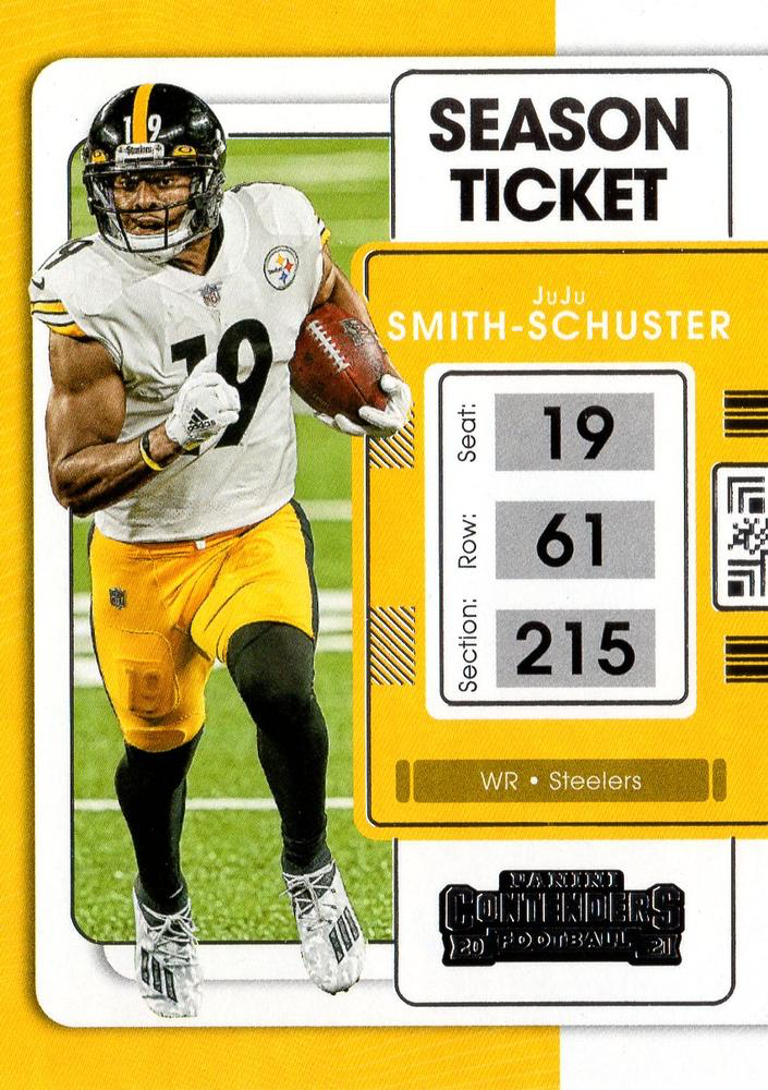 2021 Panini Contenders JuJu Smith-Schuster Pittsburgh Steelers #83