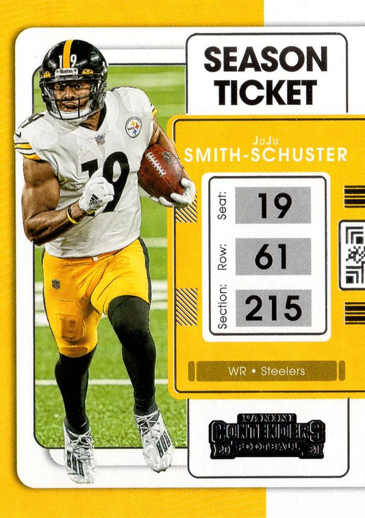 2021 Panini Contenders JuJu Smith-Schuster Pittsburgh Steelers #83