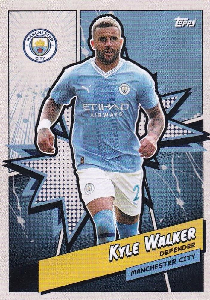 2023 Topps Manchester City Fan Set Heroes Kyle Walker #MANH-2