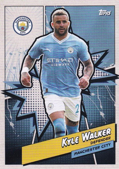 2023 Topps Manchester City Fan Set Heroes Kyle Walker #MANH-2