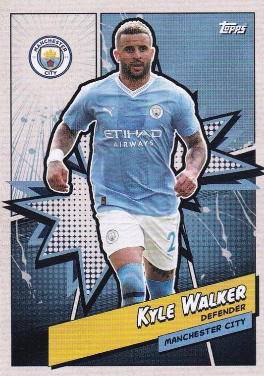 2023 Topps Manchester City Fan Set Heroes Kyle Walker #MANH-2
