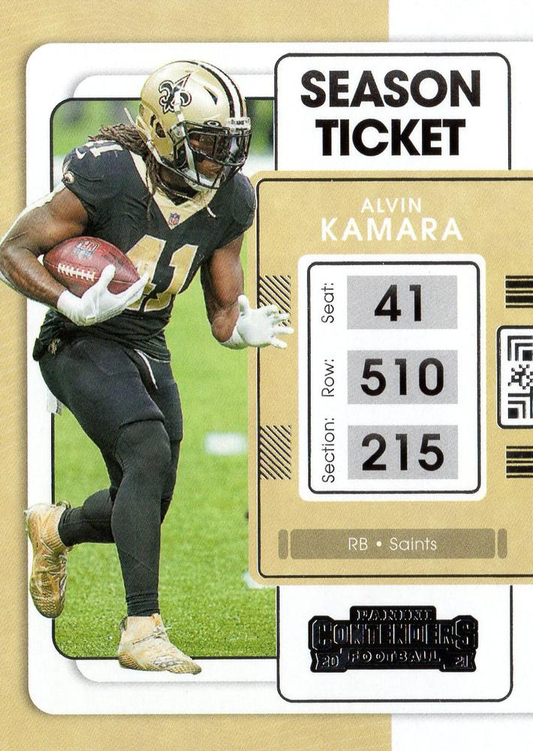 2021 Panini Contenders Alvin Kamara New Orleans Saints #71