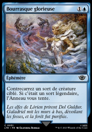 2023 Magic MTG Le Seigneur des Anneaux Bourrasque glorieuse LTR #51