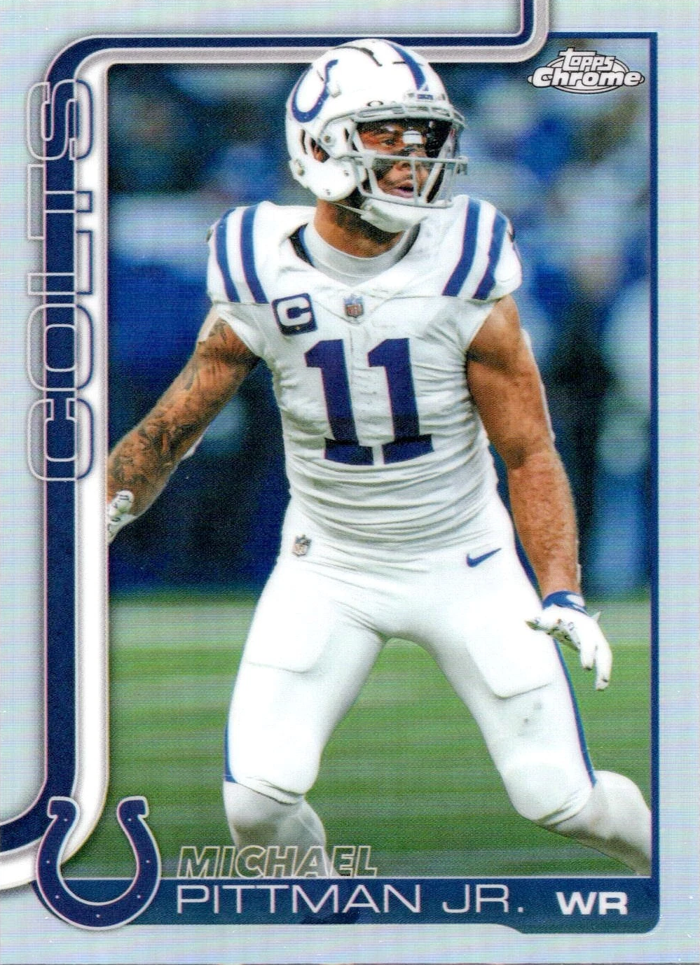 2025 Topps Chrome NFL Michael Pittman Jr. #126 Indianapolis Colts