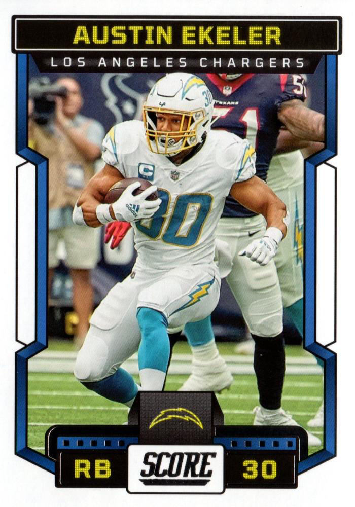 2023 Panini Score Football Austin Ekeler Los Angeles Chargers #144