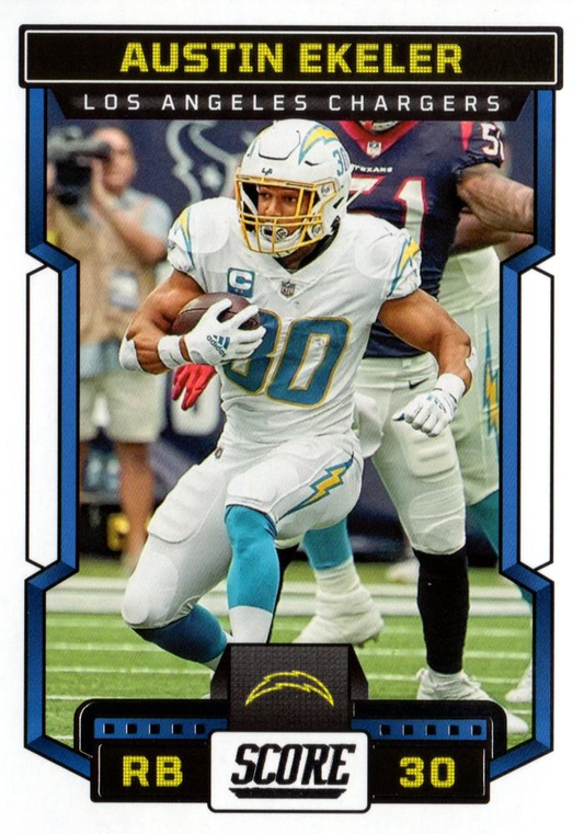 2023 Panini Score Football Austin Ekeler Los Angeles Chargers #144