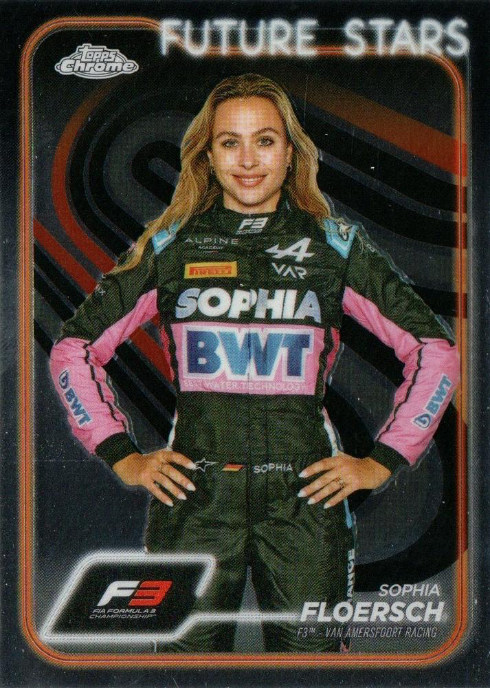 2024 Topps Chrome Formula 1 Sophia Floersch F3D #62 Van Amersfoort Racing