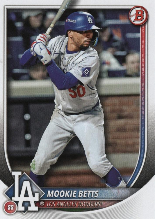 2025 Topps Bowman Mookie Betts Los Angeles Dodgers #16