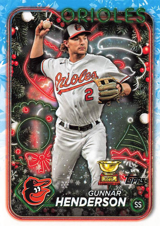 2024 Topps Holiday Gunnar Henderson ASR Baltimore Orioles #H150