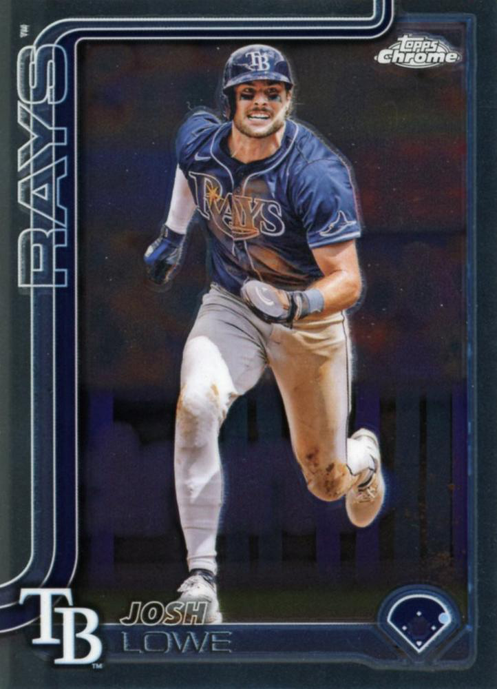 2025 Topps Chrome MLB Josh Lowe #111 Tampa Bay Rays
