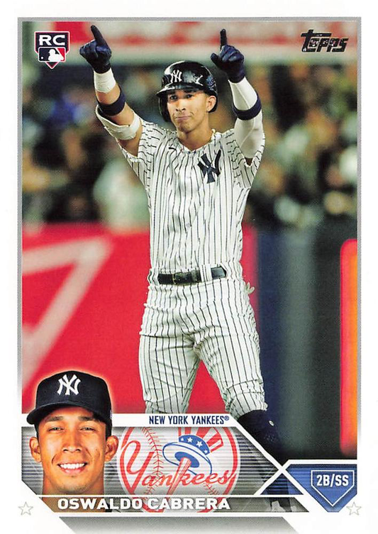 2023 Topps Series 2 Oswaldo Cabrera RC New York Yankees #487