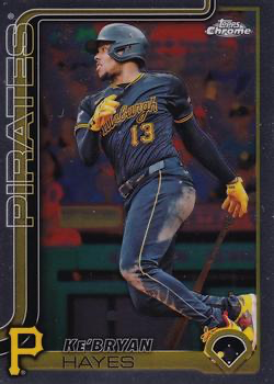 2025 Topps Chrome MLB Ke'Bryan Hayes #196 Pittsburgh Pirates