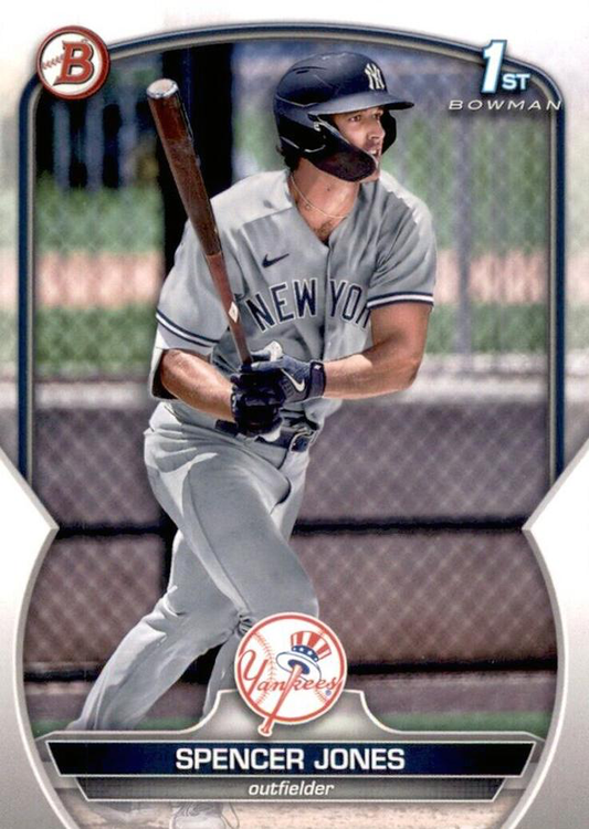 2023 Topps Bowman Paper Prospects Spencer Jones 1st New York Yankees #BP-139