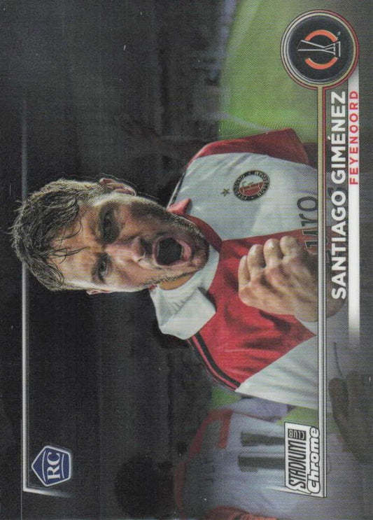 2022 Topps Stadium Club Chrome UCC RC Santiago Giménez #13 Feyenoord