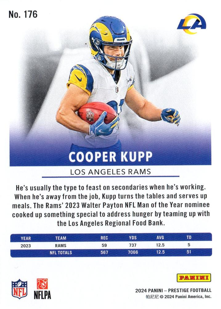 2024 Panini Prestige Cooper Kupp #176 Los Angeles Rams