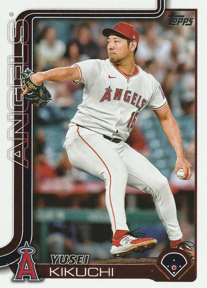 2025 Topps Series 2 Yusei Kikuchi Los Angeles Angels #592