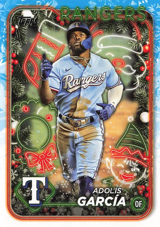 2024 Topps Holiday Adolis García Texas Rangers #H46