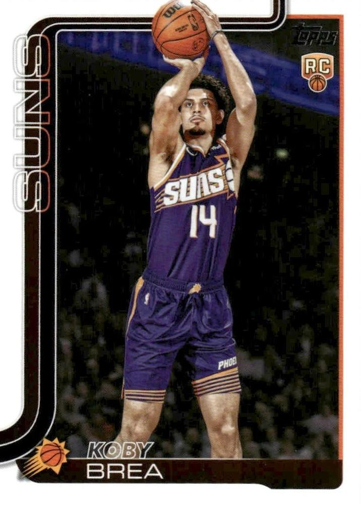 2025 Topps NBA Koby Brea RC #242 Phoenix Suns