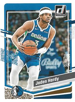 2023 Panini Donruss Jaden Hardy #196 Dallas Mavericks