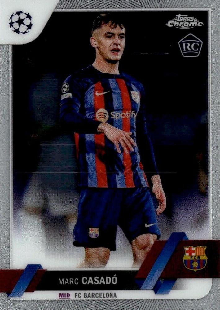 2022 Topps Chrome UCC Marc Casadó RC #104 FC Barcelona