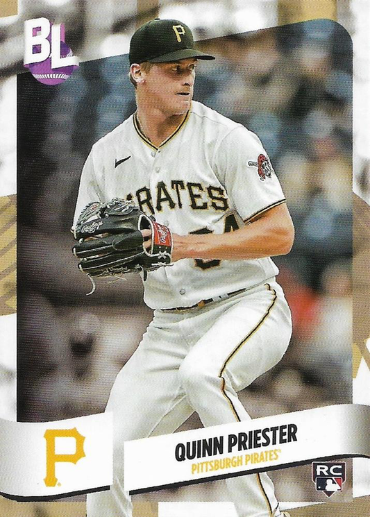 2024 Topps Big League Common Quinn Priester RC Pittsburgh Pirates #110