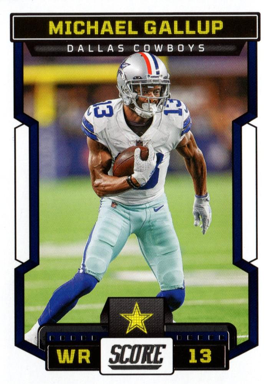 2023 Panini Score Football Michael Gallup Dallas Cowboys #229