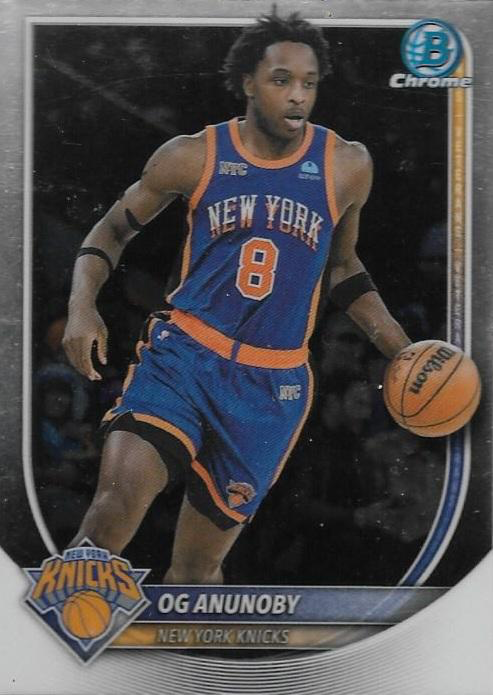 2025 Topps Bowman Chrome OG Anunoby #BCV-63 New York Knicks