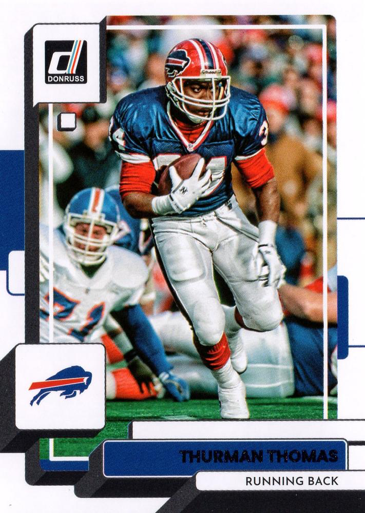 2022 Panini Donruss Thurman Thomas #114 Buffalo Bills