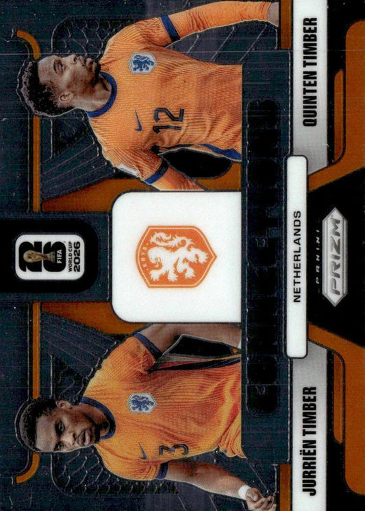 2026 Panini Prizm FIFA World Cup Connections Timber/Timber #25 Pays-Bas