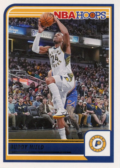 2023 Panini Hoops Buddy Hield #107 Indiana Pacers