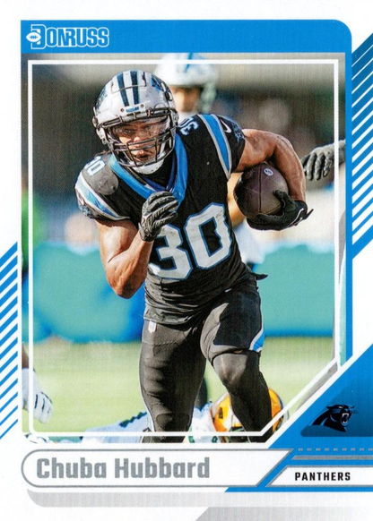 2024 Panini Donruss Chuba Hubbard Carolina Panthers #117