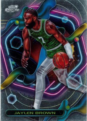 2023 Topps Chrome Cosmic Jaylen Brown #7 Boston Celtics