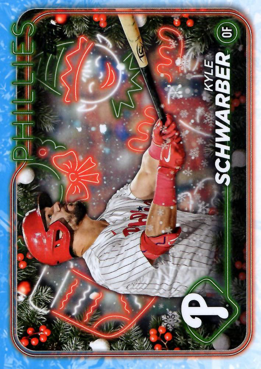2024 Topps Holiday Kyle Schwarber Philadelphia Phillies #H65