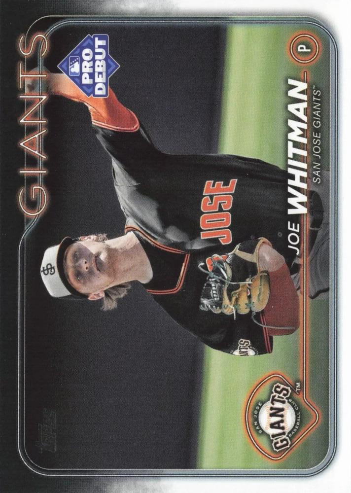 2024 Topps Pro Debut Joe Whitman #PD-41 San Jose Giants