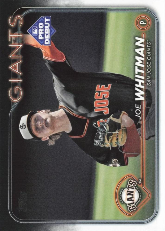 2024 Topps Pro Debut Joe Whitman #PD-41 San Jose Giants