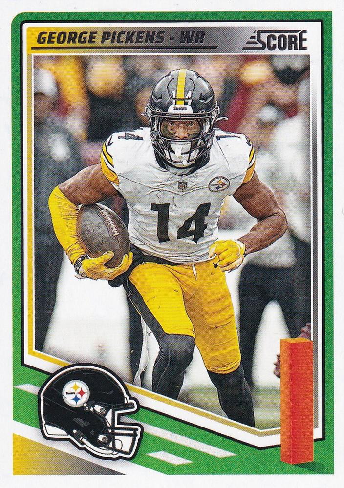2025 Panini Score George Pickens #180 Pittsburgh Steelers