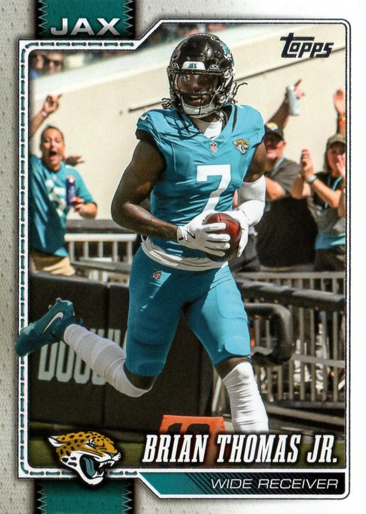 2026 Topps Flagship Brian Thomas Jr. #92 Jacksonville Jaguars