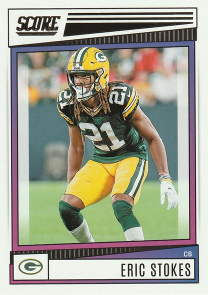 2022 Panini Score Eric Stokes Green Bay Packers #99
