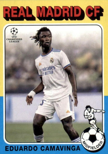 2021 Topps UCC 1975 Retro Eduardo Camavinga #75-17 Real Madrid CF
